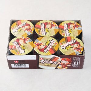 메가마트 농심 짜파게티 범벅 컵짜장 소컵 70gx6개