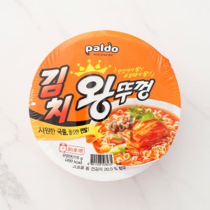 메가마트 팔도 김치 왕뚜껑 컵라면 110g