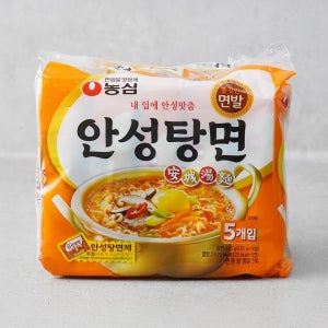 메가마트 농심 안성탕면 라면 125gx5개