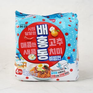 메가마트 농심 배홍동 비빔면 137gx4입