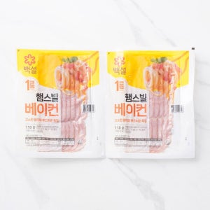 메가마트 CJ 백설 햄스빌 베이컨 오리지널 110gx2개