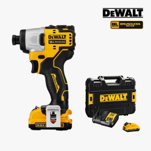 디월트 충전임팩드릴 DCF801D2 컴팩트 드라이버 BL 12V 2.0A 배터리 2개