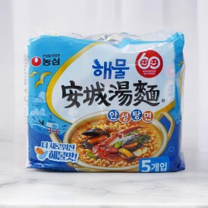메가마트 농심 해물 안성탕면 라면 112gx5개