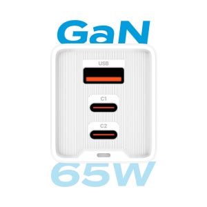 [SMARTEK] 스마텍 GaN 65W 3포트 초고속 충전기 노트북 아이폰 충전기