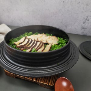 여미온 무쇠 가마솥 인덕션 맥반석 법랑코팅 무쇠가마솥20cm