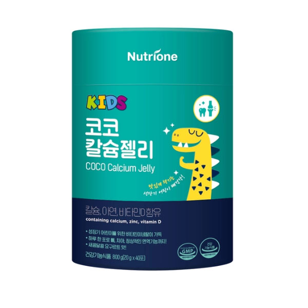 <b>뉴트리원</b> 코코칼슘젤리 20gx40포 <b>성장</b>기 칼슘 영양제