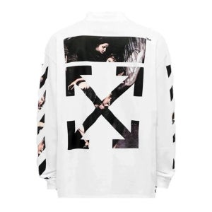 오프화이트 OMAB032S20185004 0188 20S 애로우 맨투맨 Off White