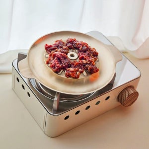 명성유기 방짜 불고기판 캠핑 그리들팬 1-2인용 구이팬 구이판