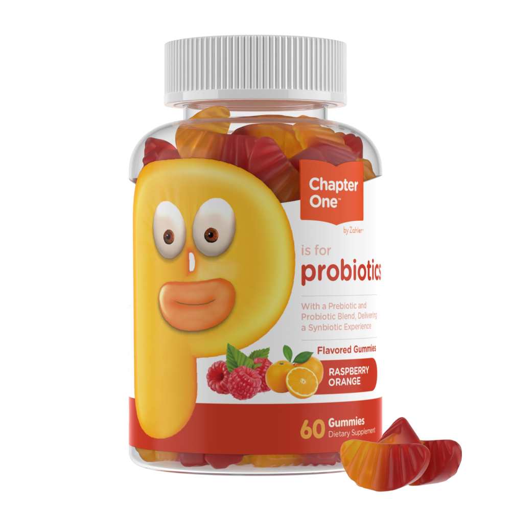 <b>챕터원</b> 유산균젤리 라즈베리 오렌지맛 20억 1000mg 60구미