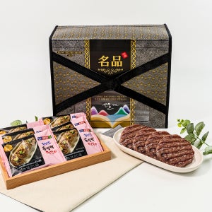 송정 수제 떡갈비 선물세트 80g 20팩 함박 스테이크 패티 아이 반찬 너비아니