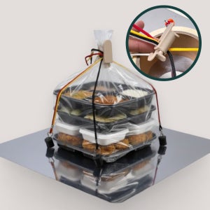 스파이더 픽서 배달통 자석 칸막이 1set+바닥판 32x22cm 배달가방 파티션