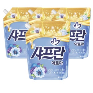 샤프란 아로마 섬유유연제 프레쉬 아로마 리필 2.1L 6개
