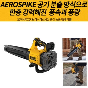 디월트 충전 송풍기 베어툴 브러쉬리스 20V 전동블로워 낙엽 대포 무선 DCMBL562N