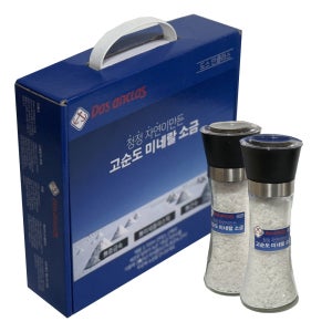 도스 안클라스 고순도 미네랄 소금 선물세트 9개 중금속NO 청정소금 무공해소금 안데스소금 소금그라인더