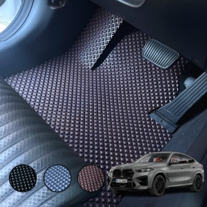 BMW X6 발매트 에르블록 카매트 고무 방수 바닥 발판 1열 운전석+조수석 맞춤제작