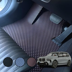 BMW X7 발매트 에르블록 카매트 고무 방수 바닥 발판 1열 운전석+조수석 맞춤제작