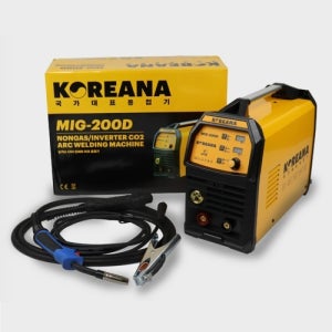 코리아나 논가스 용접기 MIG-200D CO2 인버터 미그