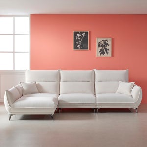 소파브랜드 코모도홈 자스민 기능성 패브릭 아쿠아텍스 4인용쇼파 모던 감성 소파