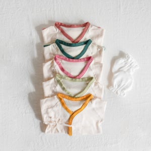 버니데이 모달코튼 아기 조리원 베넷 말캉 배냇저고리