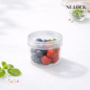 엔에프락 트라이탄 투명 밀폐용기 냉장고 정리 보관 반찬통 캐니스터 모음전 460ml, 1개
