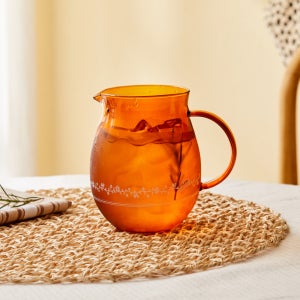 [모던하우스] L 브라운 둥글이 내열 유리저그(L) 700ml