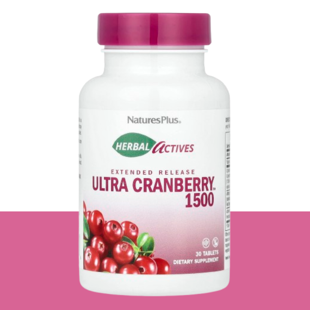 <b>네이처스플러스</b> 크랜베리 비타민C 허브 울트라 Cranberry 1500mcg 30정