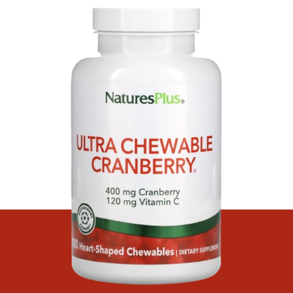 <b>네이처스플러스</b> 크랜베리 비타민C 함유 딸기맛 Cranberry 180 러브 베리즈