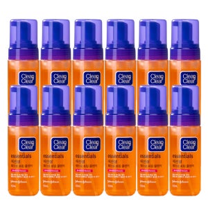 클린앤클리어 에센셜 훼이셜 포밍 클렌저 150ml X12개(1box)