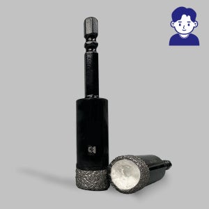 청년타일공구 타일홀쏘 융착코어 코아비트 타일기리 대리석 유리 폴리싱 6mm (임팩용)