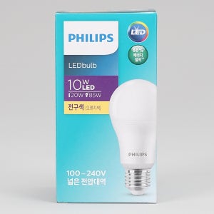 필립스 LED 전구 램프 10W, 전구색