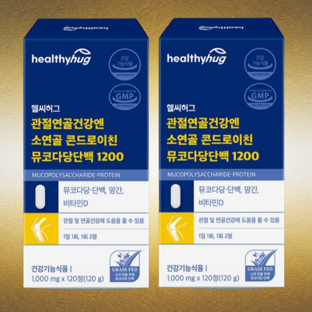 관절연골엔 소연골 뮤코다당 단백 1200 콘드친 240정 약4개월분