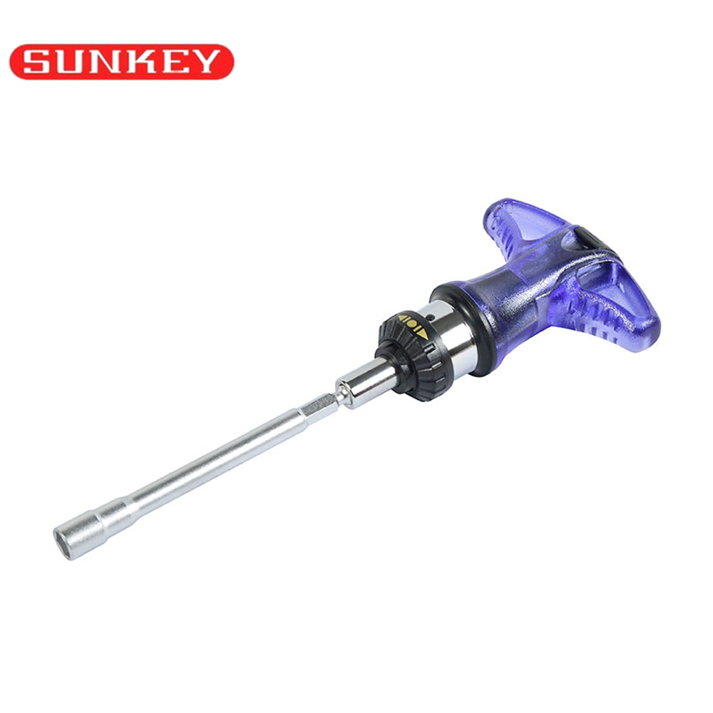썬키 롱소켓 라쳇드라이버 십자 일자 비트 파랑 SLR-80B
