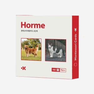 호르메 몬테소리 피규어 동물1 배경카드 15pcs