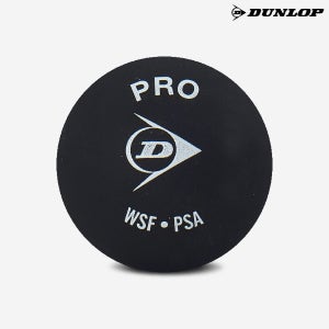 던롭 스쿼시 공 신형 PSA WISP 시합구 PRO 블랙 12개입