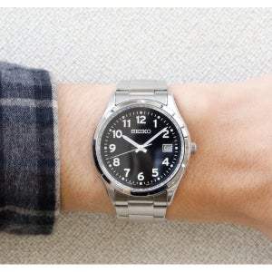 세이코 셀렉션 SBPX155 솔라 남자손목 아날로그메탈시계 블랙