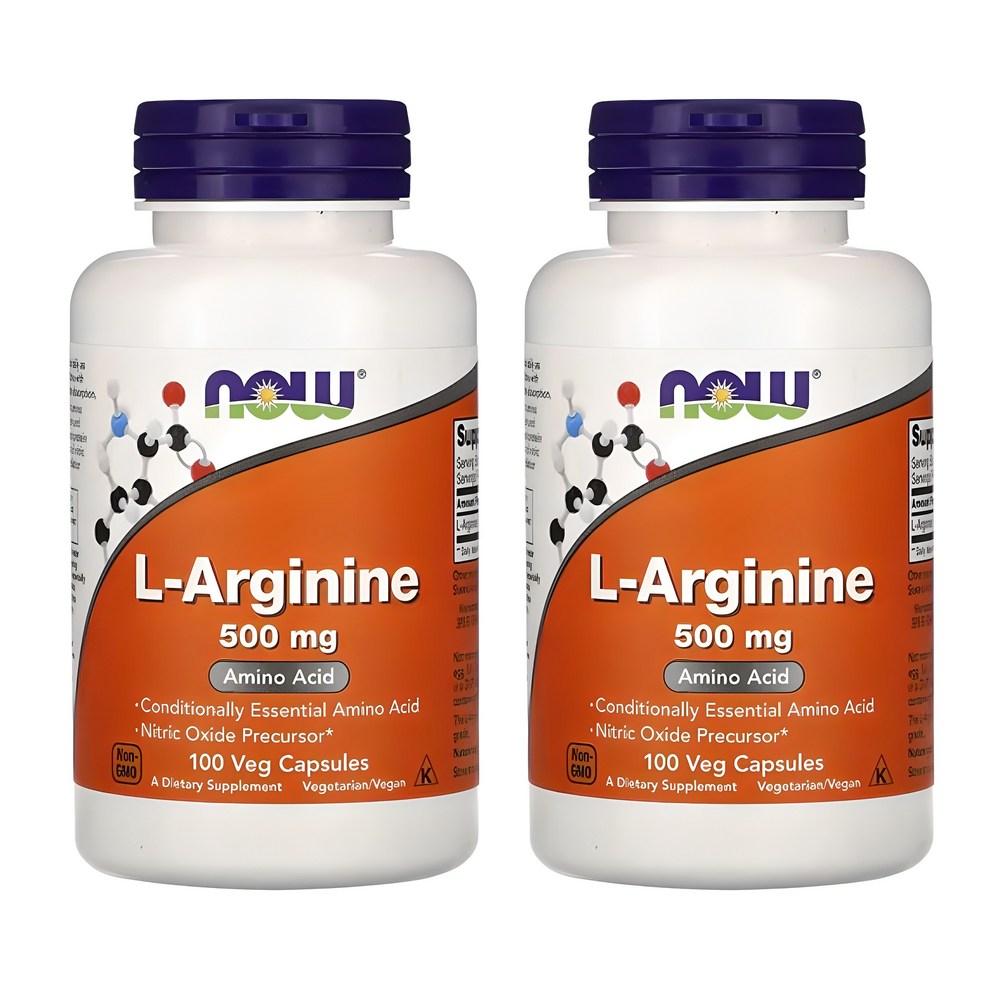나우푸드 L<b>아르기닌 500mg</b> 100정 2개