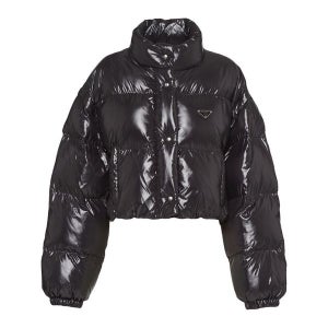 프라다 리나일론 컨버터블 다운 자켓 291805S22211A9 BLACKS AND GREYS Black