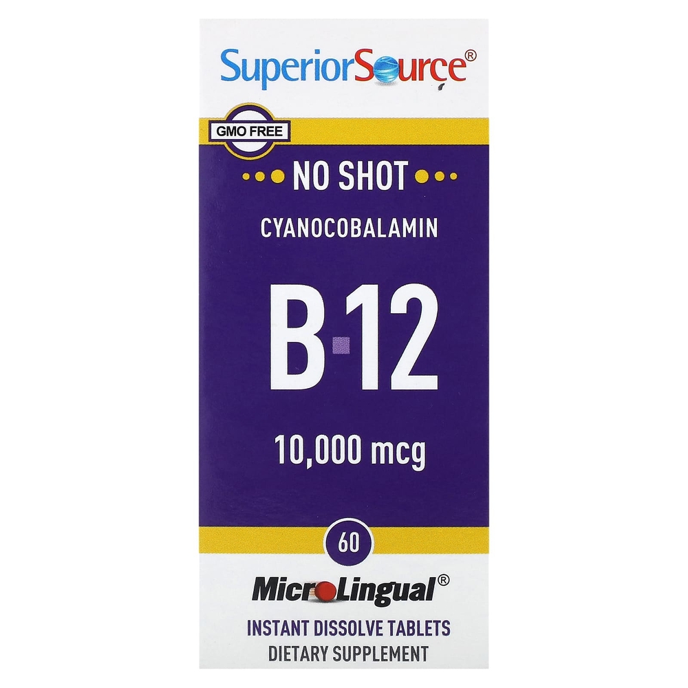 <b>슈페리어소스 비타민</b>B12 10000mcg 60정