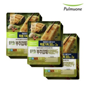 풀무원 부추잡채 지짐만두(300gX3)X3개