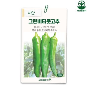다농 그린비타풋고추씨앗 50립 오이고추 종자