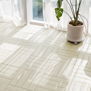 아임홈리빙 이지컷 꼼꼼한 인테리어 베란다 조립식 데크타일 72P