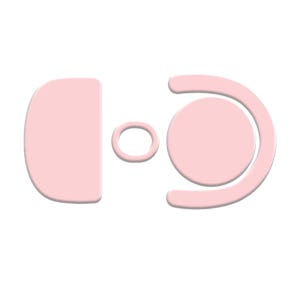 ZECTUS 게이밍 마우스피트 로지텍 지슈라2 덱스 GPX2 DEX 하드패드 핑크에디션