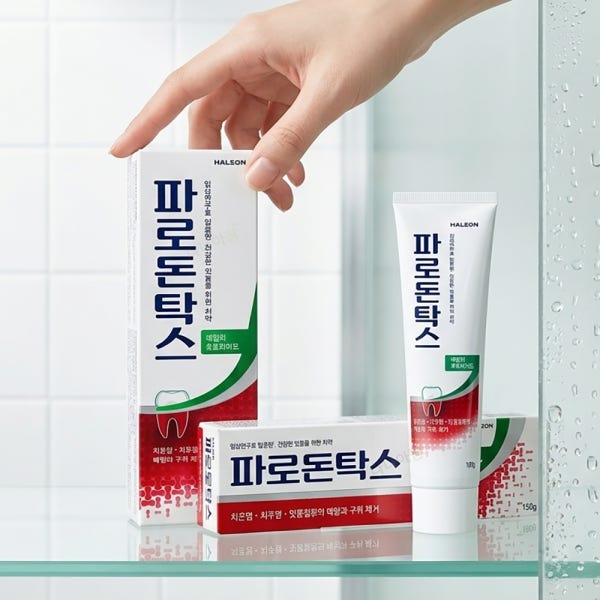 약국용 파로돈탁스 치약 데일리 후로라이드 150g 불소 잇몸 이치 잇츠 치약 대용량 3통