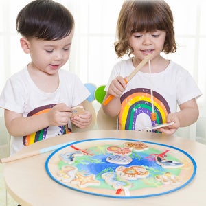 클래식월드 원목 자석 낚시 놀이 두돌 어린이 유아 장난감