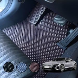 아우디 E트론 GT 발매트 에르블록 고무 카매트 방수 발판 1열 운전석+조수석 맞춤제작