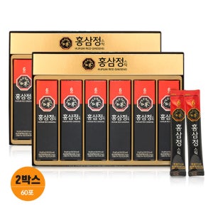 휴럼 간편한 홍삼정스틱 10gx30포 2박스 6년근 홍삼 진액 스틱 벌꿀 명절선물세트 부모님선물