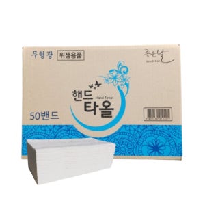 써니그린 핸드타올 페이퍼타올 화장실 어린이집 업소용 핸드타월 4500매입, 1개