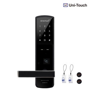 유니터치 MP9 현관문 디지털도어락 도어락 번호키 타공 주키 (A지역 시공비포함)