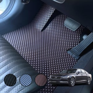 볼보 S90 발매트 에르블록 카매트 고무 방수 바닥 발판 1열 운전석+조수석 맞춤제작