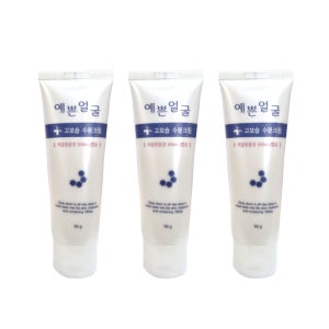 예쁜얼굴 고보습 수분크림 90ml 3개 히알루론산